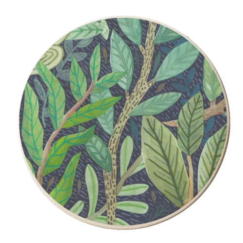 The Forest Floor - personalised beer coaster by Samantha Dolan