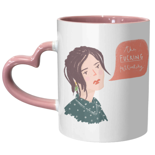 The Fucking Patriachy - unique mug by Nicola Scott