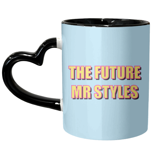 The Future Mr Styles (Bold Typographic Version) - unique mug by Adam Regester