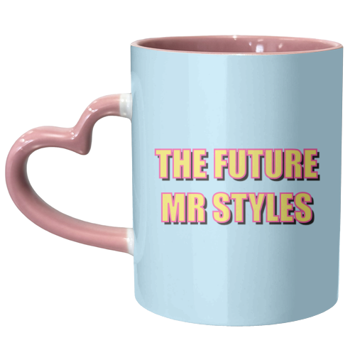 The Future Mr Styles (Bold Typographic Version) - unique mug by Adam Regester