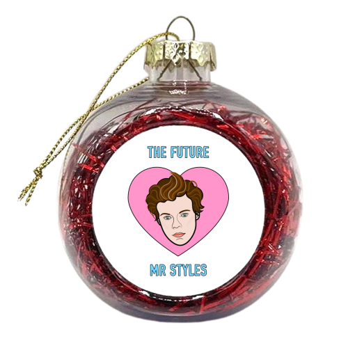 The Future Mr Styles (Portrait Version) - xmas bauble by Adam Regester