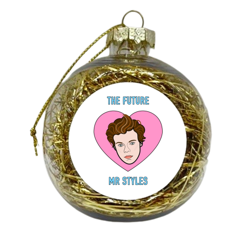The Future Mr Styles (Portrait Version) - xmas bauble by Adam Regester