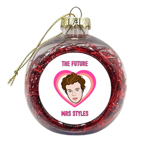 The Future Mrs Styles (Illustration Version) - xmas bauble by Adam Regester