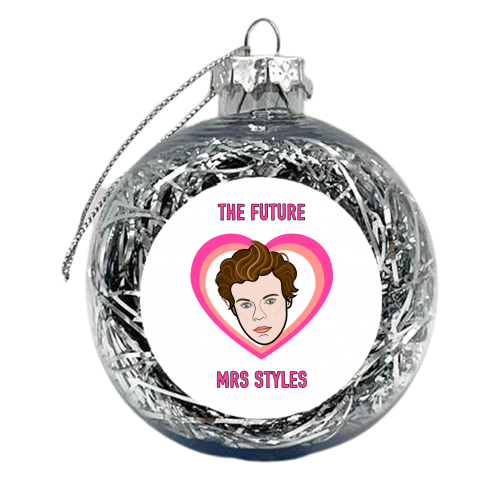 The Future Mrs Styles (Illustration Version) - xmas bauble by Adam Regester