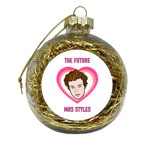 The Future Mrs Styles (Illustration Version) - xmas bauble by Adam Regester