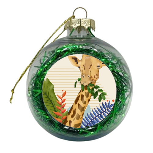 The Giraffe - xmas bauble by Fatpings_studio