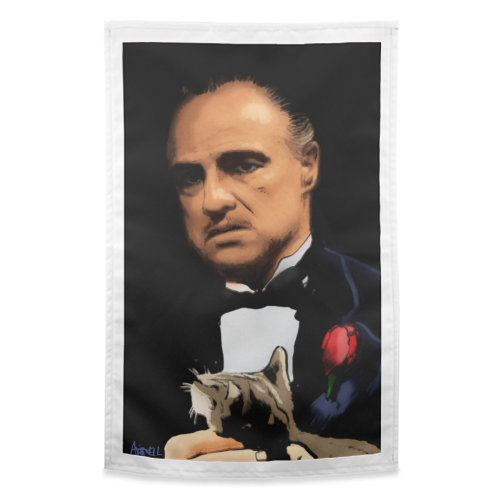 The Godfather - funny tea towel by Dan Avenell