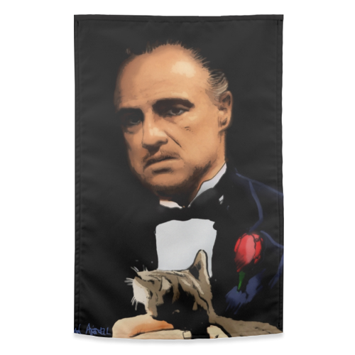 The Godfather - funny tea towel by Dan Avenell