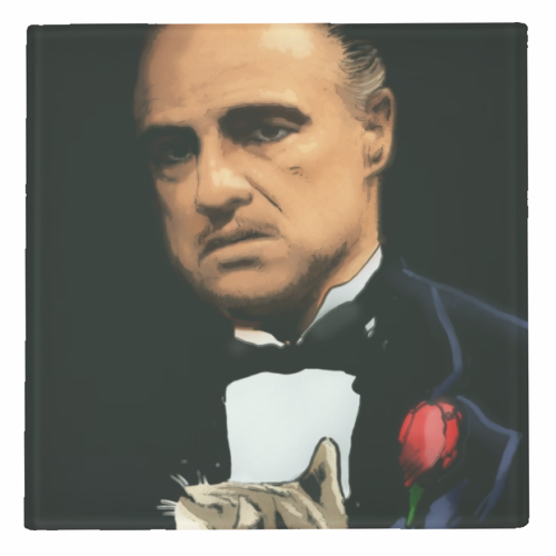 The Godfather - personalised beer coaster by Dan Avenell