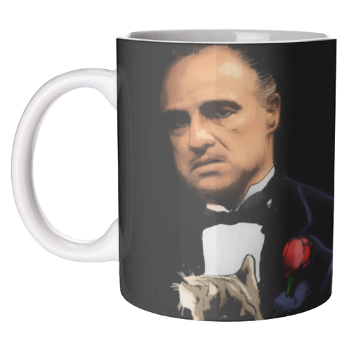The Godfather - unique mug by Dan Avenell