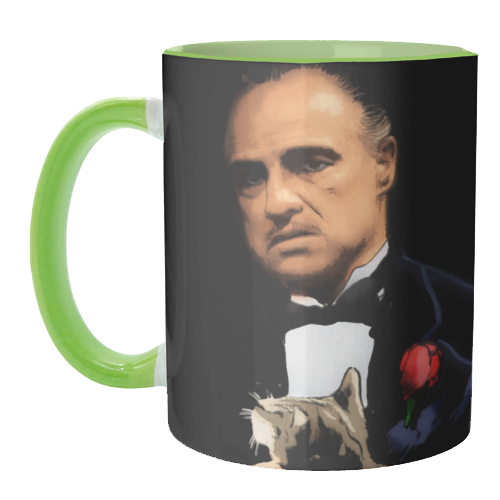 The Godfather - unique mug by Dan Avenell