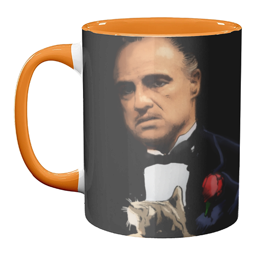 The Godfather - unique mug by Dan Avenell