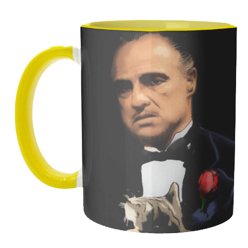 The Godfather - unique mug by Dan Avenell