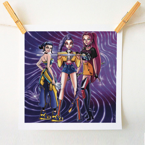 The “Golden” girls - A1 - A4 art print by ARTECCO