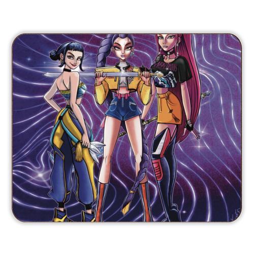 The “Golden” girls - designer placemat by ARTECCO