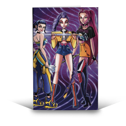 The “Golden” girls - funny greeting card by ARTECCO