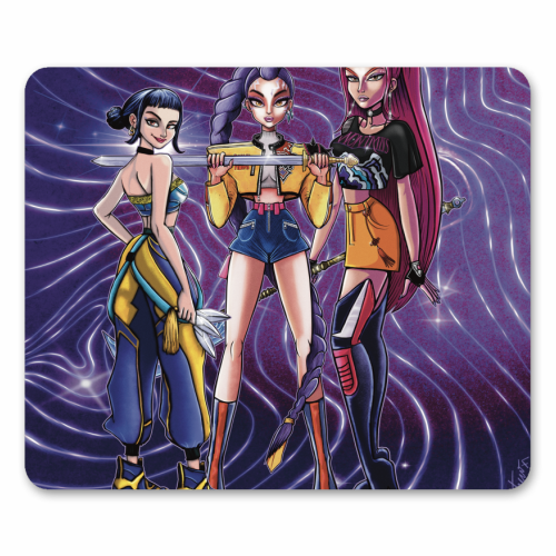 The “Golden” girls - mouse mat by ARTECCO