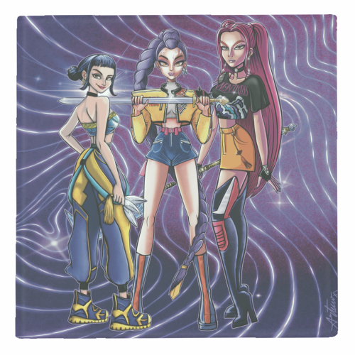 The “Golden” girls - personalised beer coaster by ARTECCO