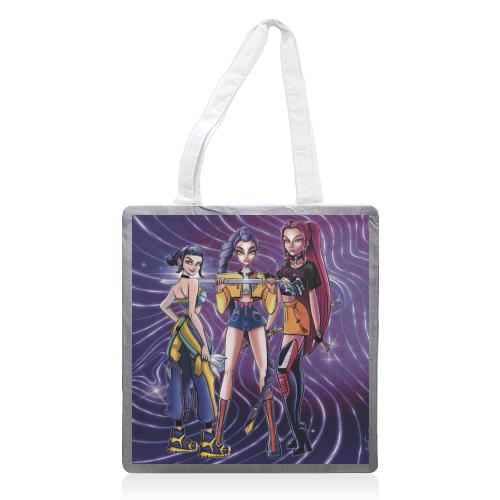 The “Golden” girls - printed canvas tote bag by ARTECCO