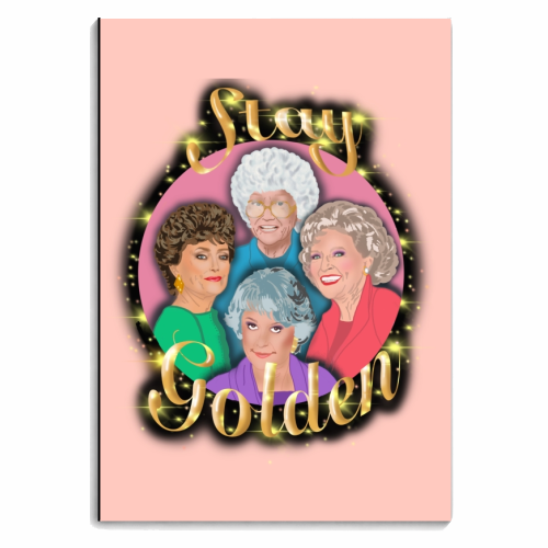 The Golden Girls - Stay Golden - personalised A4, A5, A6 notebook by Wallace Elizabeth