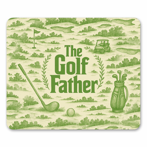 The Golf Father - mouse mat by Lilly Rose
