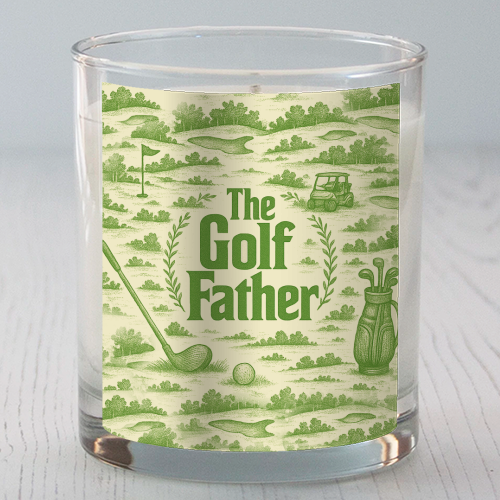 The Golf Father - scented candle by Lilly Rose
