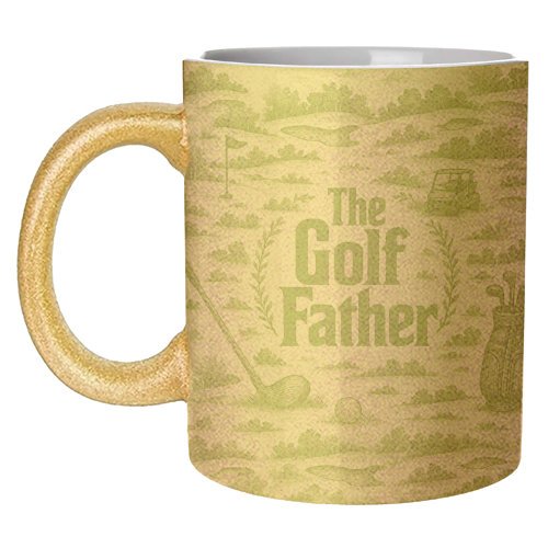 The Golf Father - unique mug by Lilly Rose