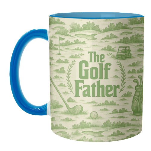 The Golf Father - unique mug by Lilly Rose