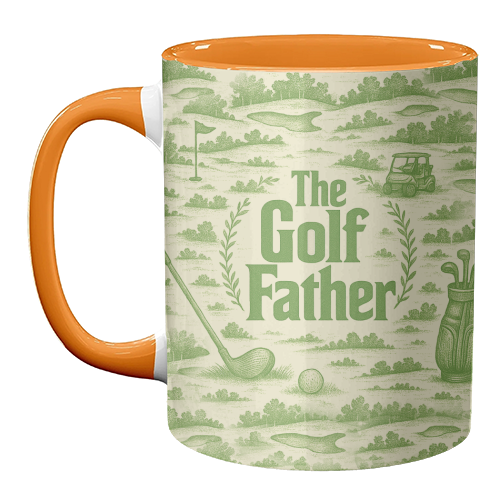 The Golf Father - unique mug by Lilly Rose