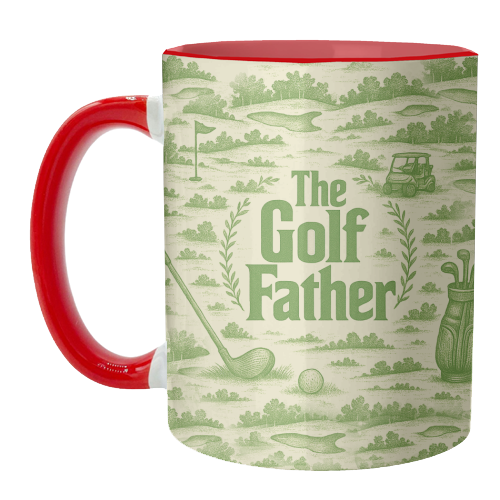 The Golf Father - unique mug by Lilly Rose