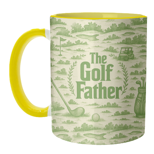 The Golf Father - unique mug by Lilly Rose