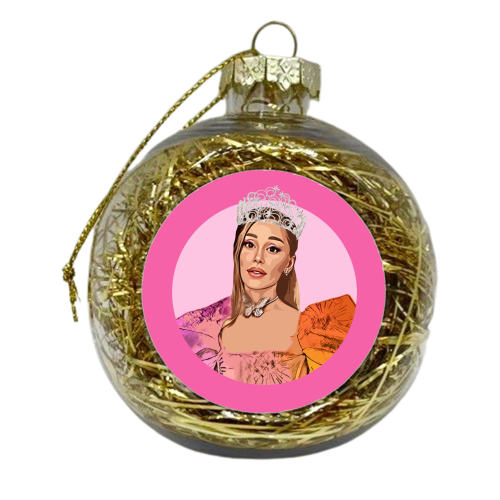 The Good Witch - xmas bauble by DOLLY WOLFE