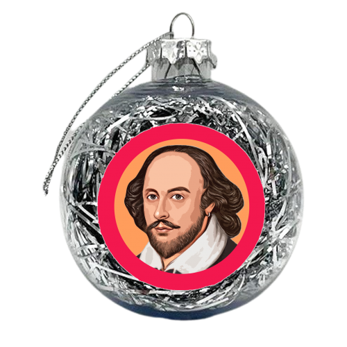 The Great British Writer - xmas bauble by DOLLY WOLFE