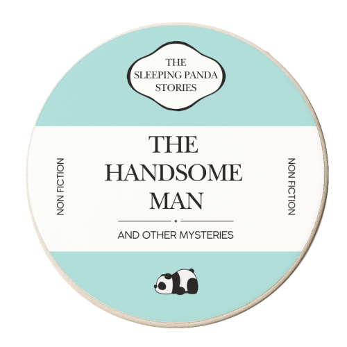 THE HANDSOME MAN - personalised beer coaster by Ms Doodle