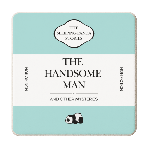 THE HANDSOME MAN - personalised beer coaster by Ms Doodle