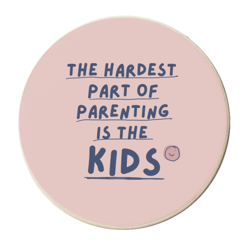 The hardest part funny Mother's Day Gift - personalised beer coaster by Giddy Kipper