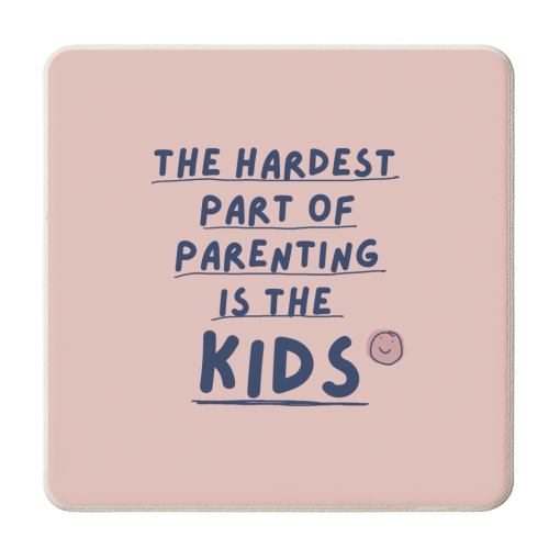 The hardest part funny Mother's Day Gift - personalised beer coaster by Giddy Kipper