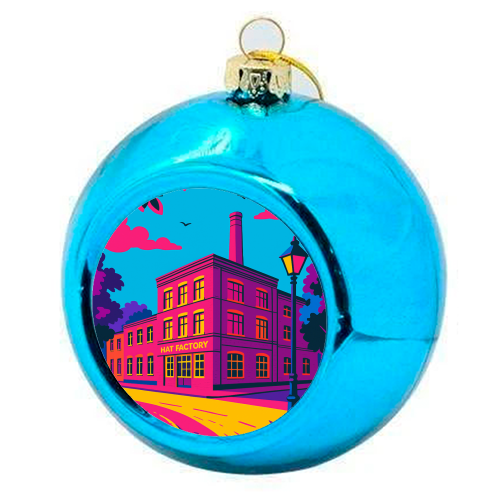The Hat Factory - Pink - colourful christmas bauble by Lilly Rose
