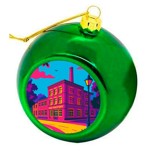 The Hat Factory - Pink - colourful christmas bauble by Lilly Rose
