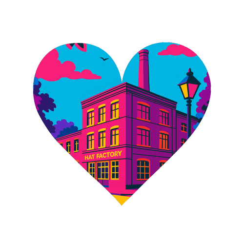 The Hat Factory - Pink - Magnet by Lilly Rose