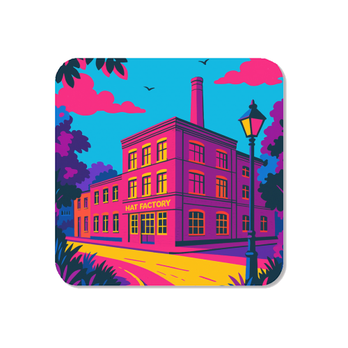 The Hat Factory - Pink - Magnet by Lilly Rose