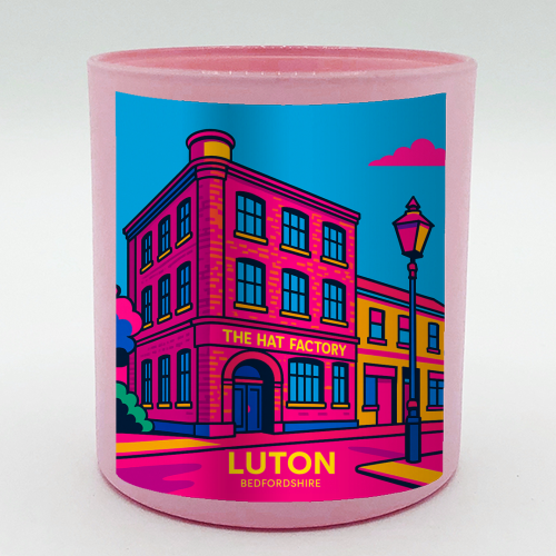 The Hat Factory - Pink - scented candle by Lilly Rose