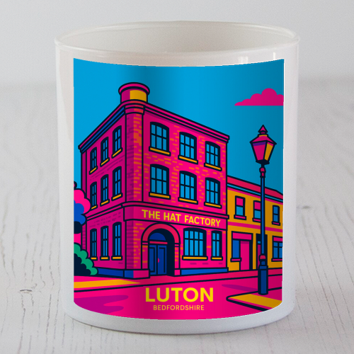 The Hat Factory - Pink - scented candle by Lilly Rose