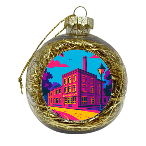 The Hat Factory - Pink - xmas bauble by Lilly Rose
