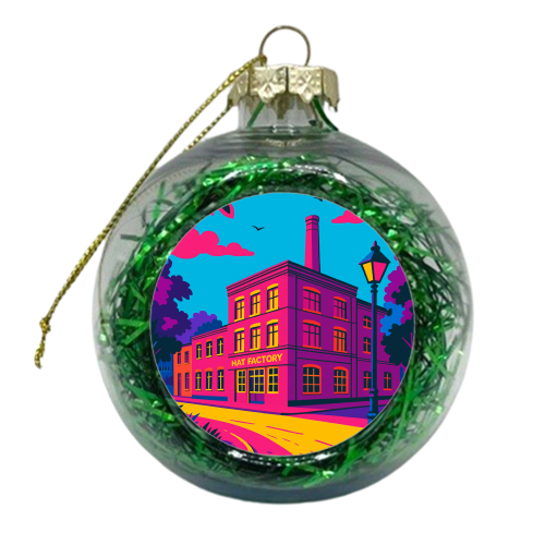 The Hat Factory - Pink - xmas bauble by Lilly Rose