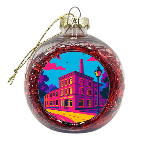 The Hat Factory - Pink - xmas bauble by Lilly Rose