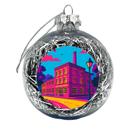 The Hat Factory - Pink - xmas bauble by Lilly Rose