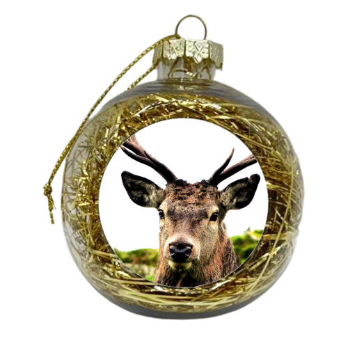 The Highland Stag - xmas bauble by Made in the highlands
