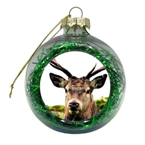 The Highland Stag - xmas bauble by Made in the highlands