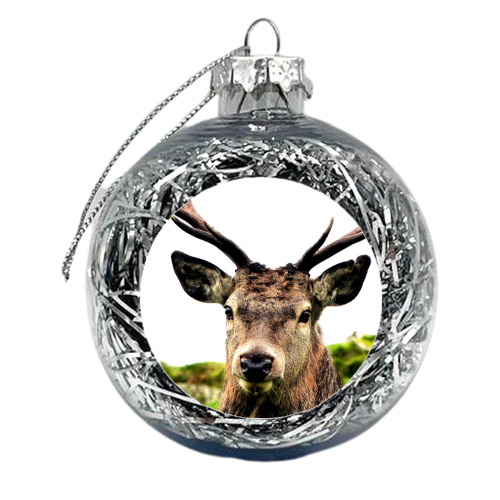 The Highland Stag - xmas bauble by Made in the highlands